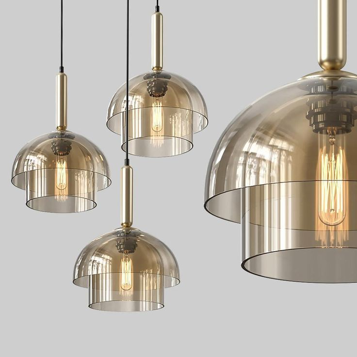 Elegant Clear Glass Globe Pendant Lights