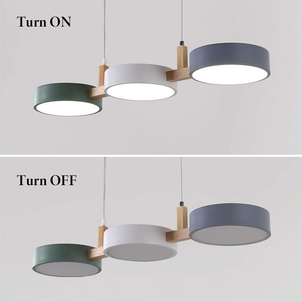 Sleek Geometry Multi-Pendant Light