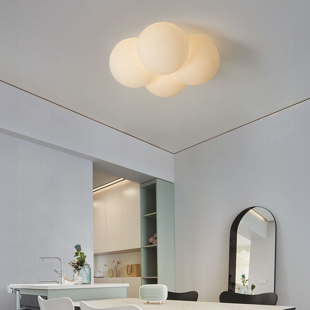 Cozy Cloud-Inspired LED Ceiling Lights