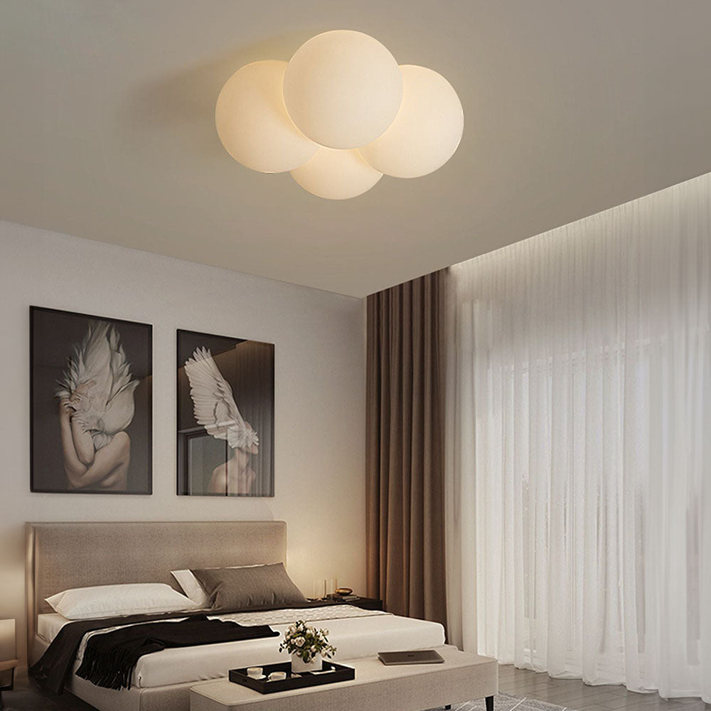 Cozy Cloud-Inspired LED Ceiling Lights