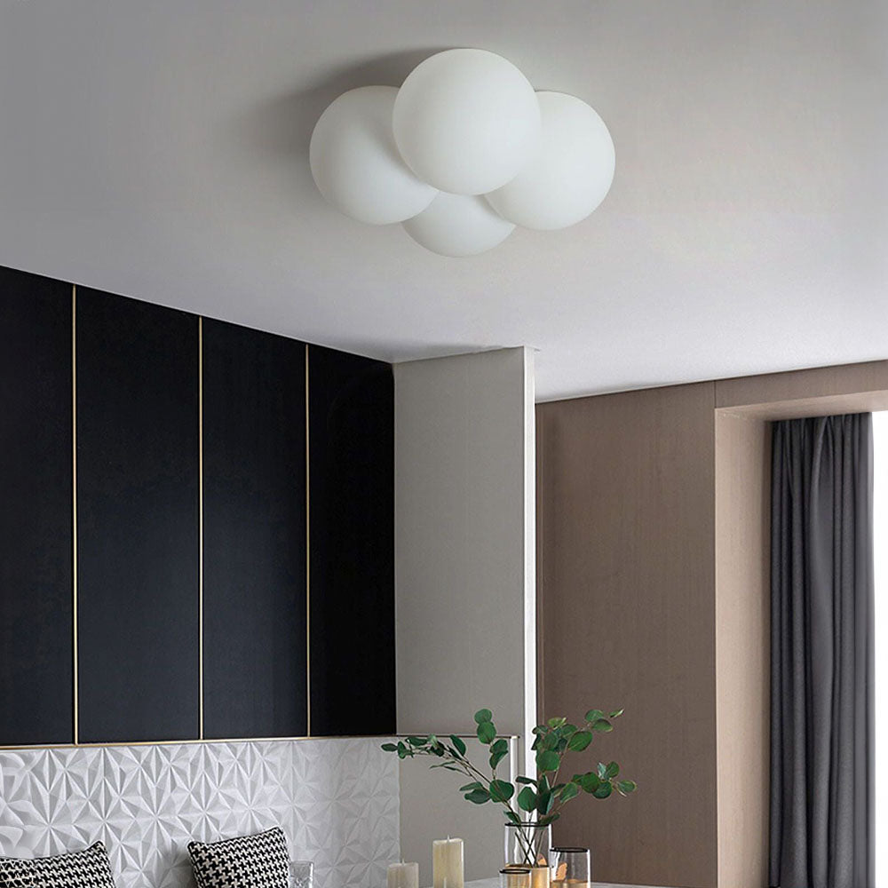 Cozy Cloud-Inspired LED Ceiling Lights