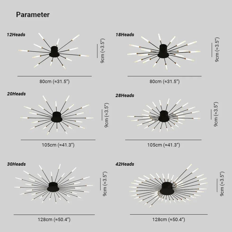 Contemporary LED Ceiling Light Fixture for Stylish Home Illumination