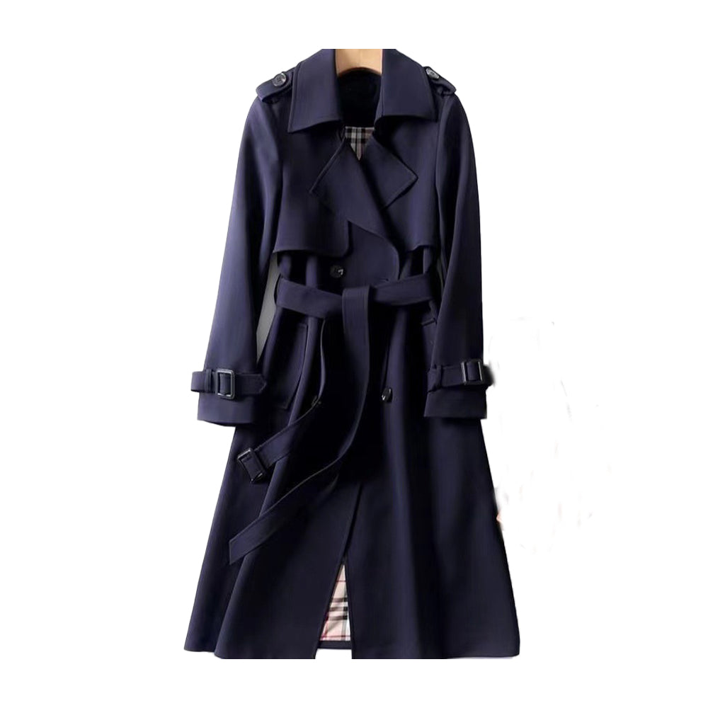 Women's Long Trench Coat | Double Breasted