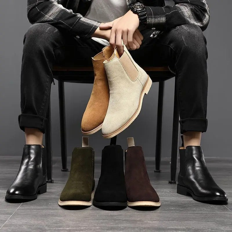 Men's Classic Chelsea Winter Boots | Slip On