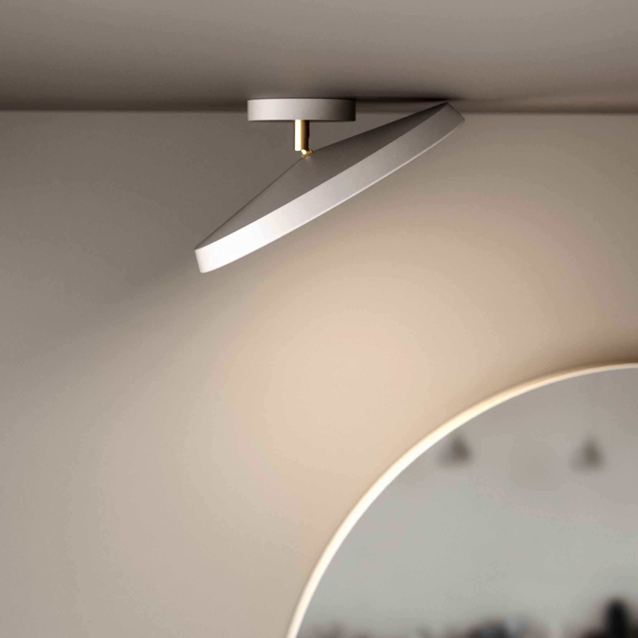 Modern Semi-Flush Ceiling Light