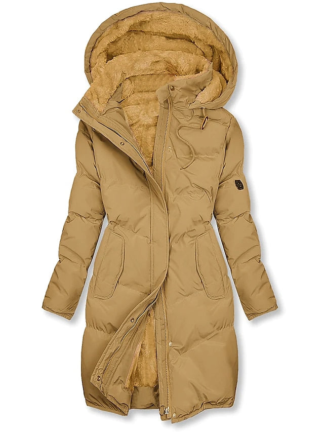Women's Quilted Hooded Jacket | Winter