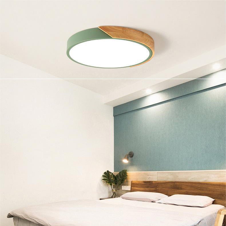 Scandinavian Circular LED Ceiling Light Fixture