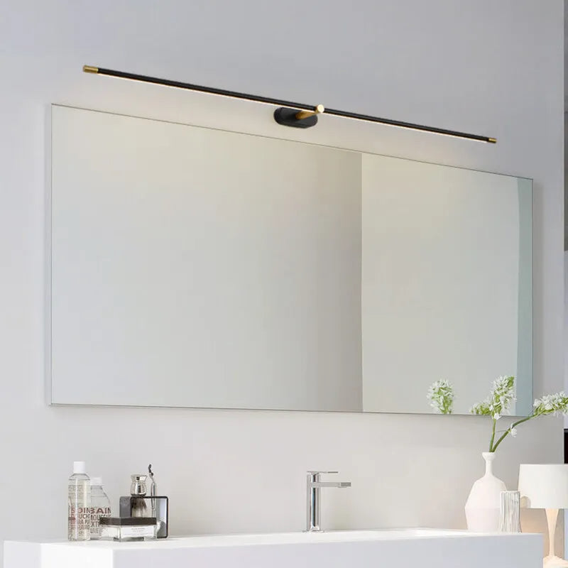 Sleek Brushed Bathroom Wall Lights