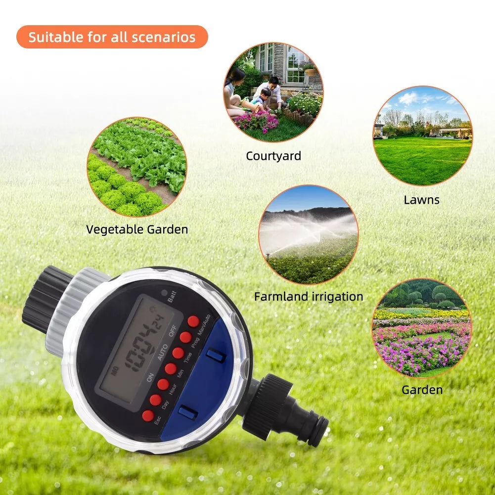 Digital Irrigation Control with Easy-Read LCD Screen