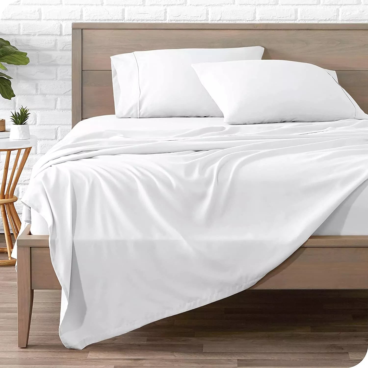 Silky-Soft Bed Sheet with Cool Breathability & Snug Deep Pockets