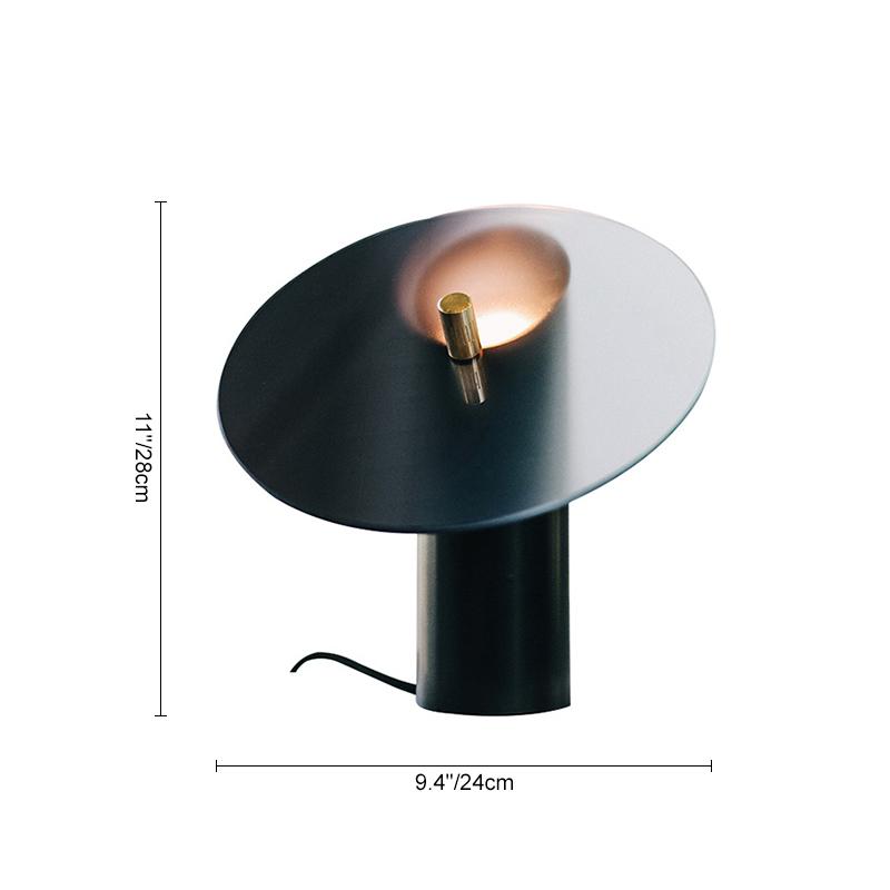 Single Glow Glass Table Lamp with Minimalist Silhouette