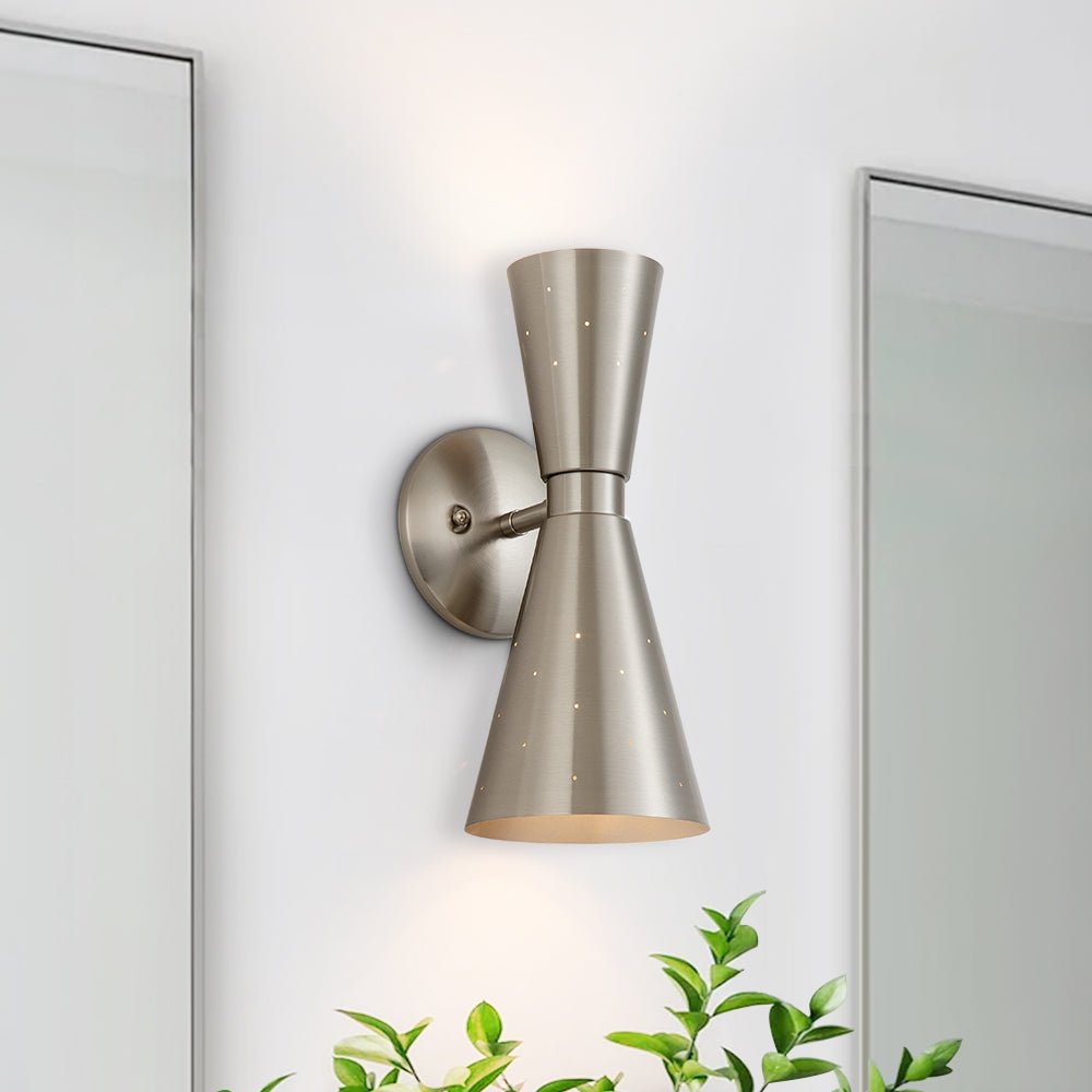 Dual Glow Hourglass Wall Lamp