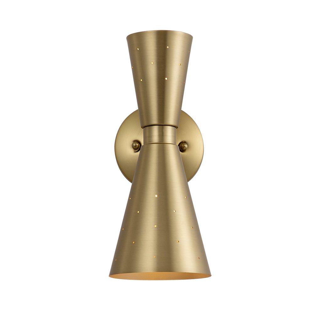 Dual Glow Hourglass Wall Lamp