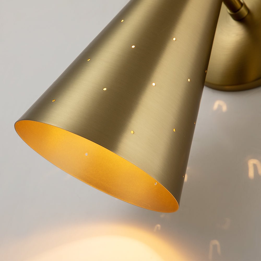 Dual Glow Hourglass Wall Lamp