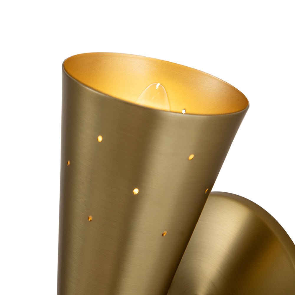Dual Glow Hourglass Wall Lamp