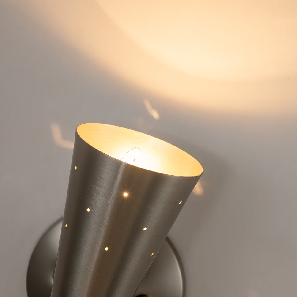 Dual Glow Hourglass Wall Lamp