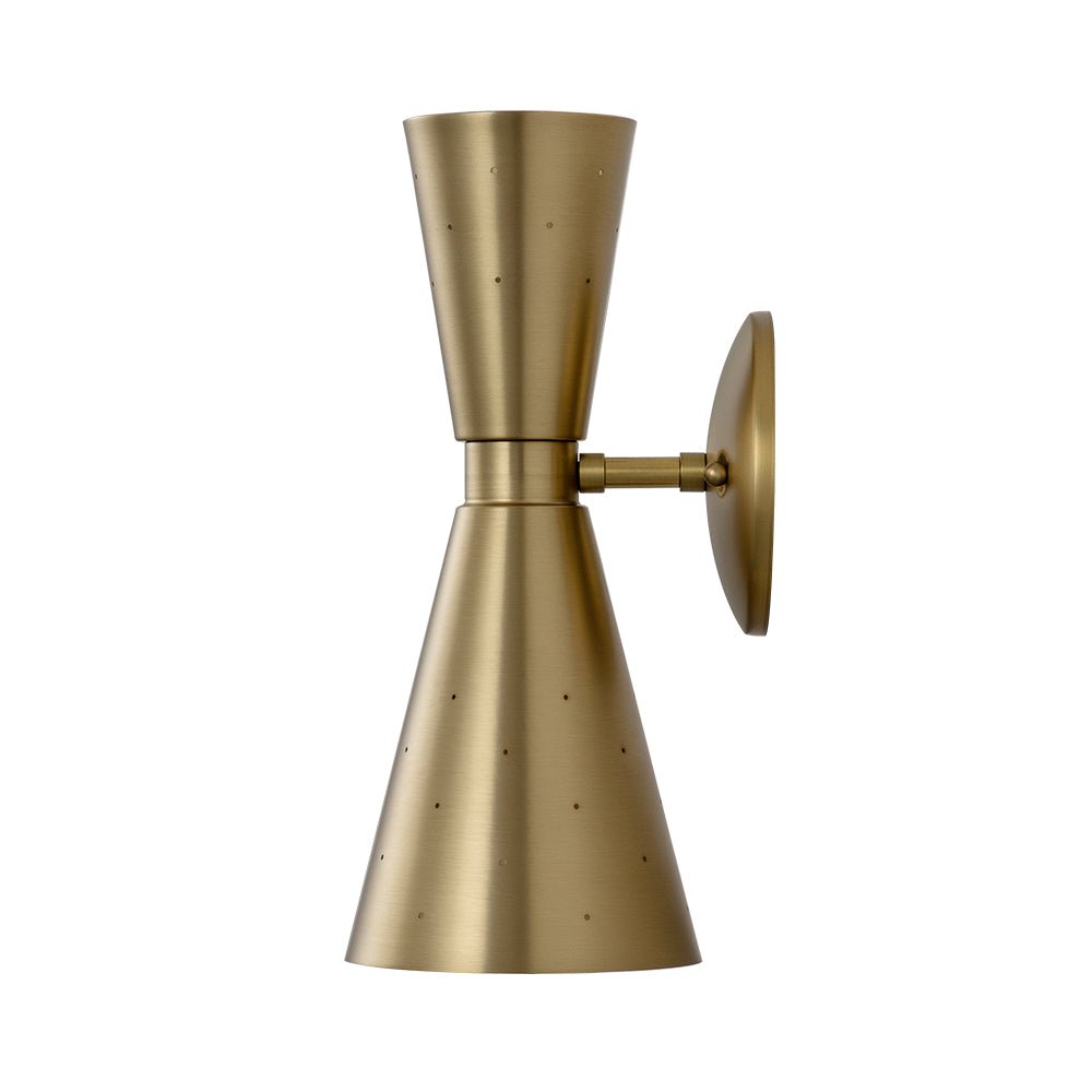 Dual Glow Hourglass Wall Lamp