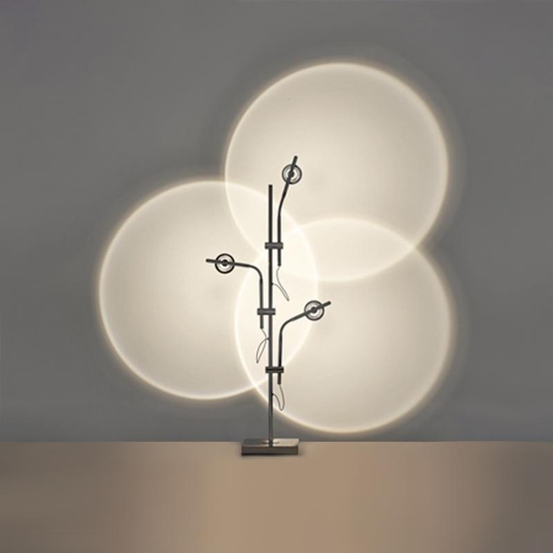 Triple Halo Ambient Lamp with Shadowplay Design