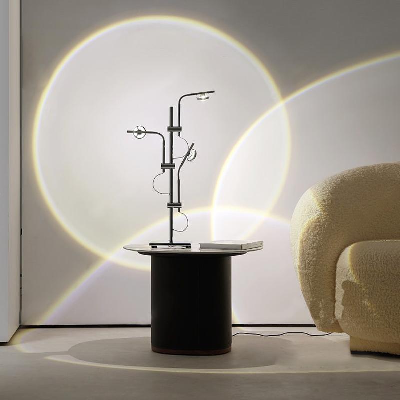 Triple Halo Ambient Lamp with Shadowplay Design