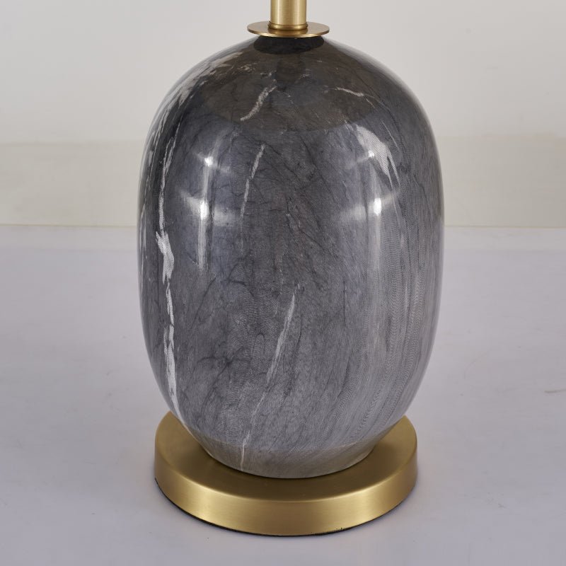 Handcrafted Ceramic Lamp with Textured Shade