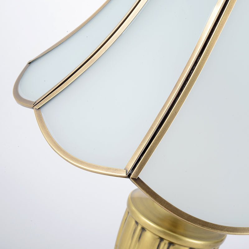 Luminous Scalloped Table Lamp
