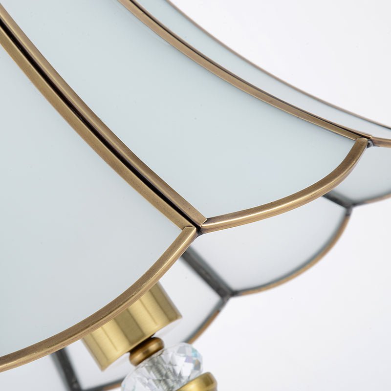 Luminous Scalloped Table Lamp
