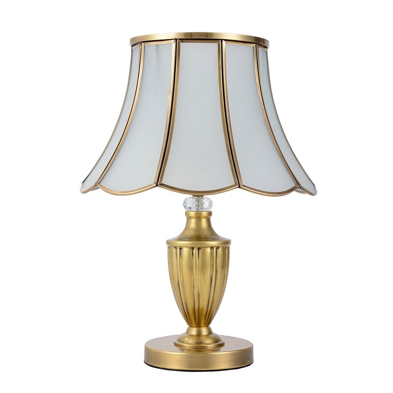Luminous Scalloped Table Lamp