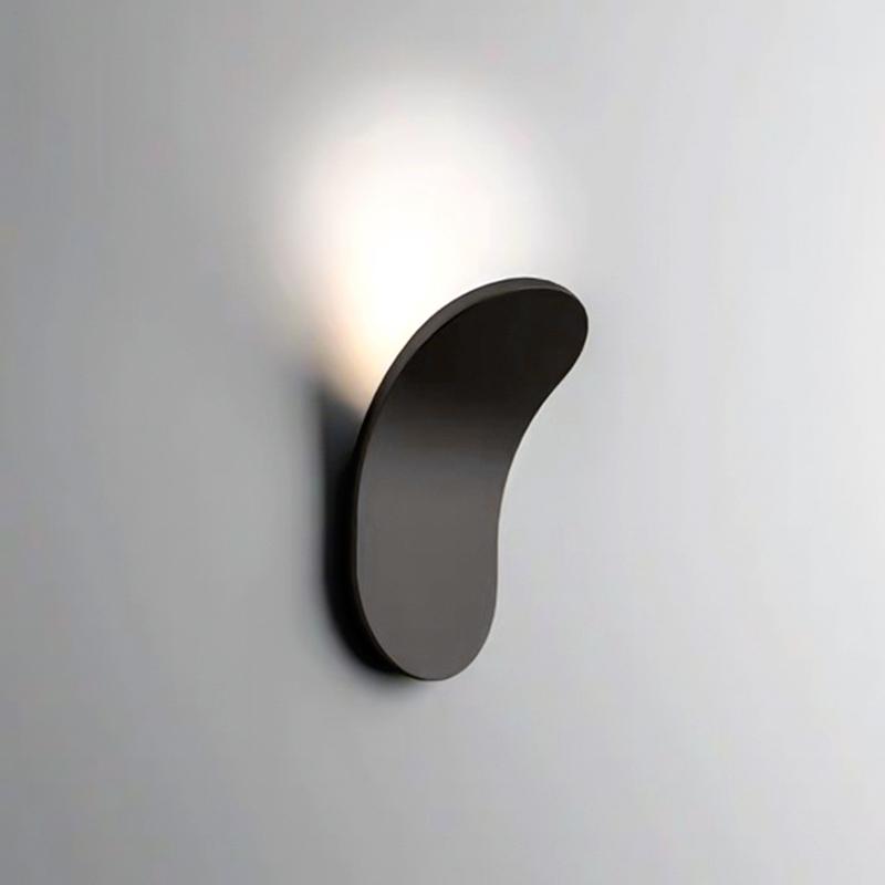 Modern Minimalist Wall Sconce Black and White Lighting