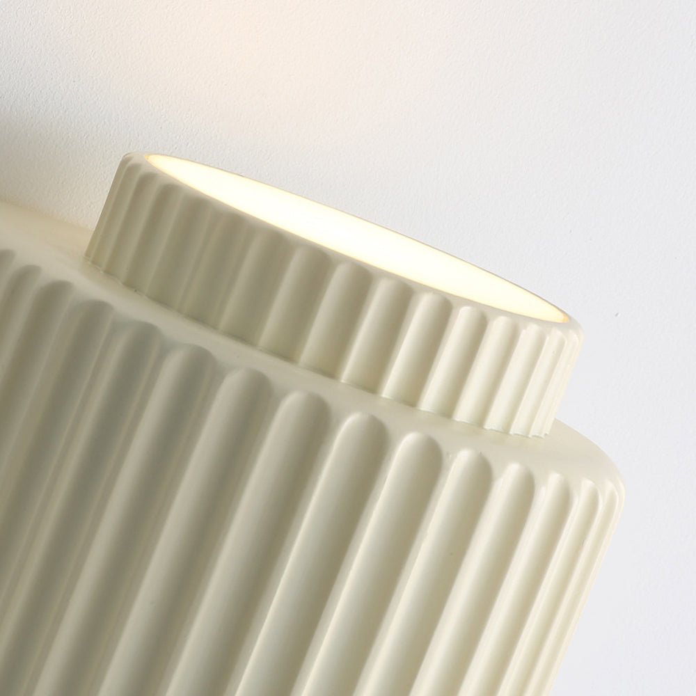 Nordic-Inspired Layered Ceramic Wall Light