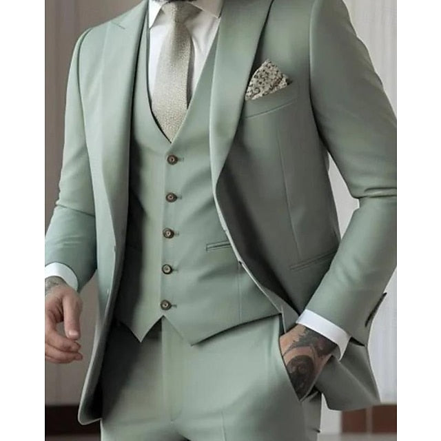 Men's Single Breasted One-Button Suits | Formal