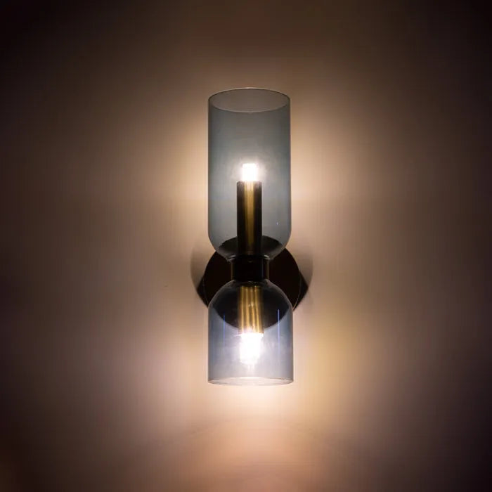 Elegant Dual-Globe LED Wall Sconce