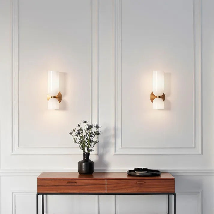 Elegant Dual-Globe LED Wall Sconce