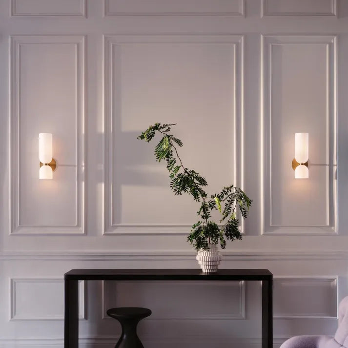 Elegant Dual-Globe LED Wall Sconce