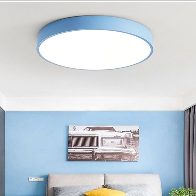 Scandinavian Circular LED Ceiling Light Fixture