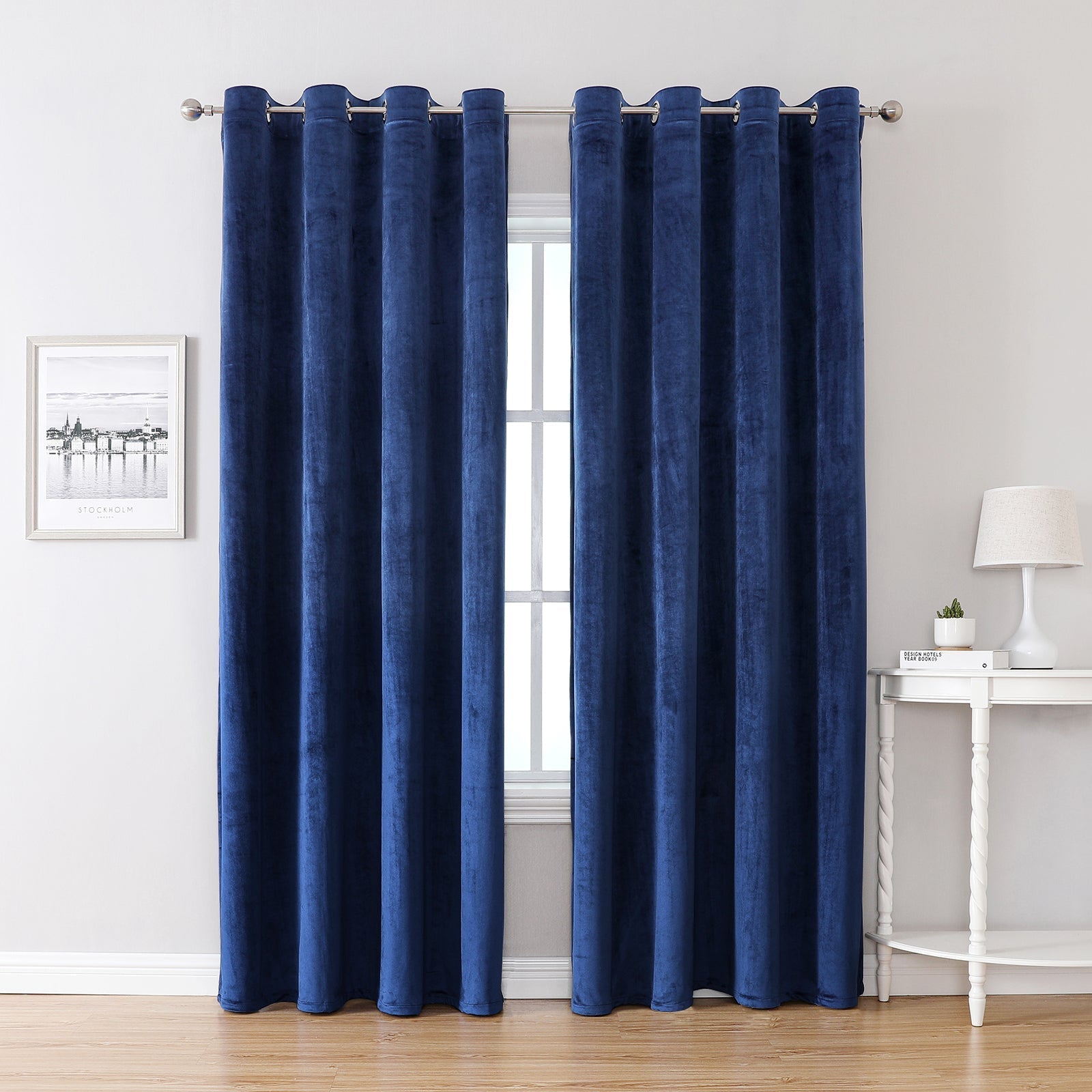 Thermal Velvet Curtains, Blackout and Insulating for Bedrooms