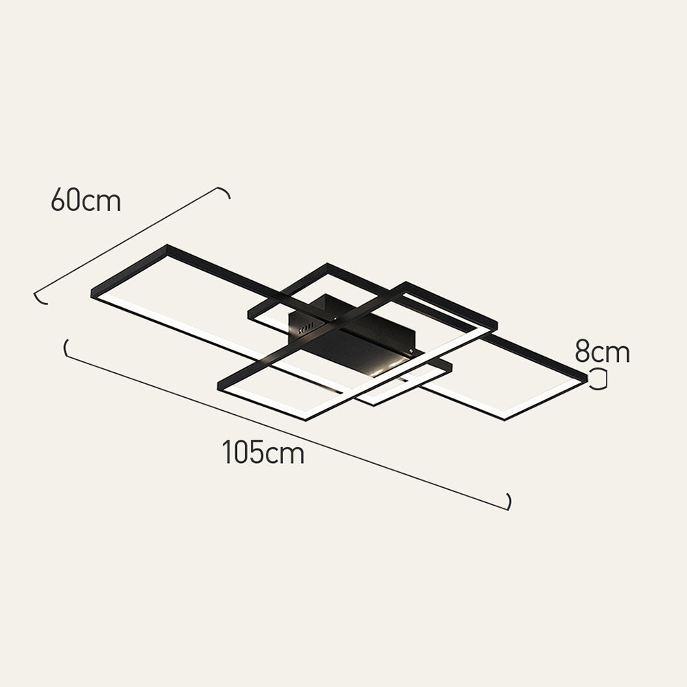 Modern Aluminum LED Ceiling Fixture