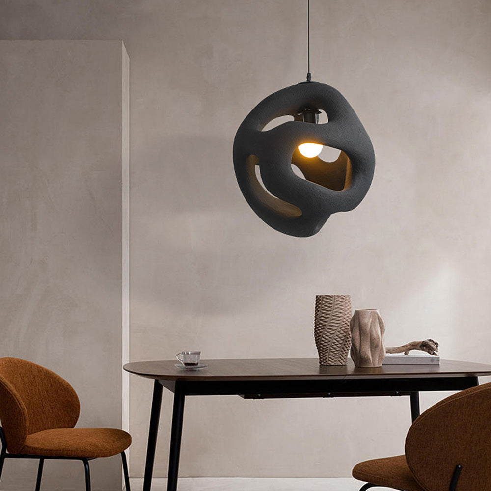 Wabi Sabi Pendant Light – Modern Asymmetrical Hanging Lamp in Minimalist Design