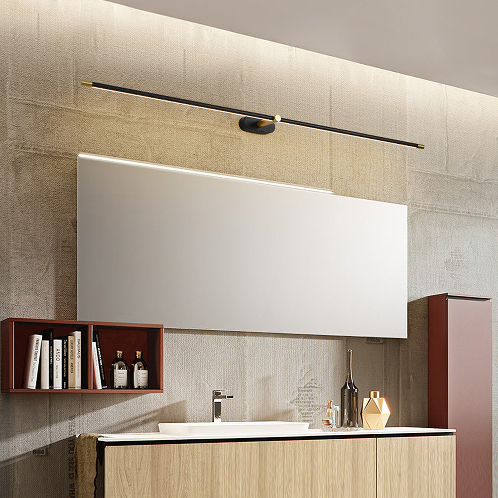 Sleek Brushed Bathroom Wall Lights