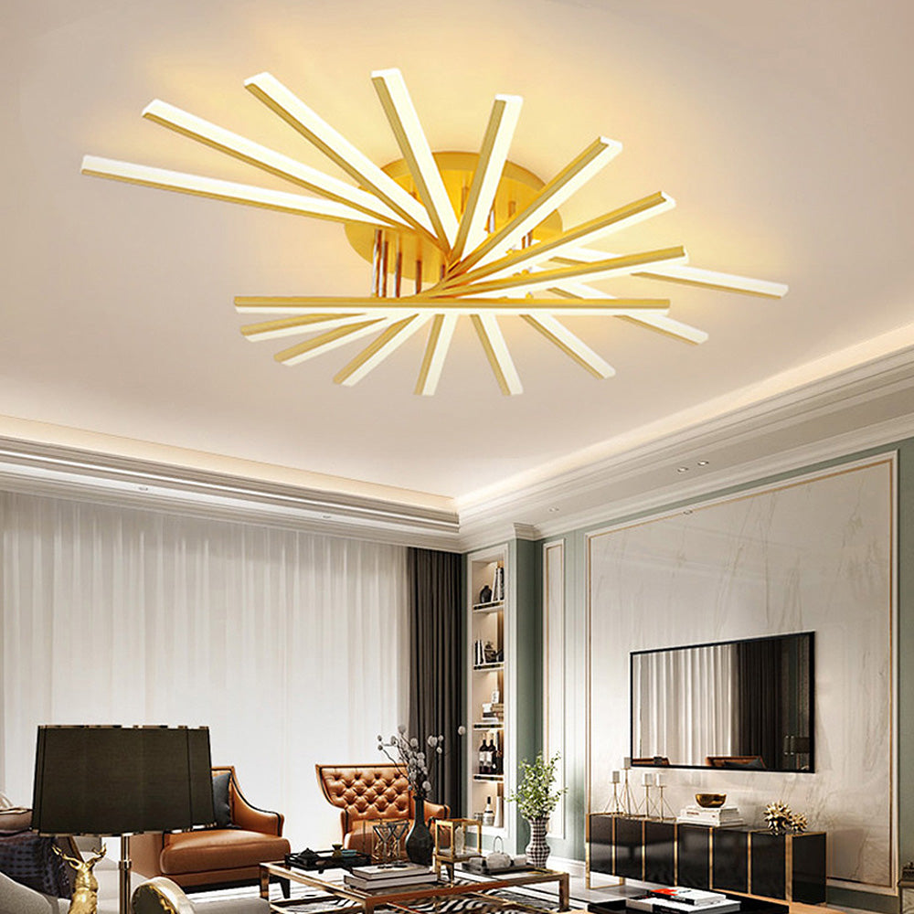 Sleek Nordic-Inspired LED Ceiling Light