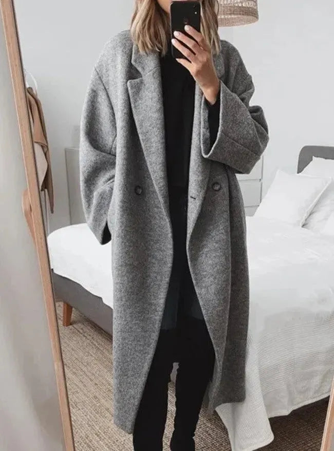 Women's Warm Trench Coat | Casual