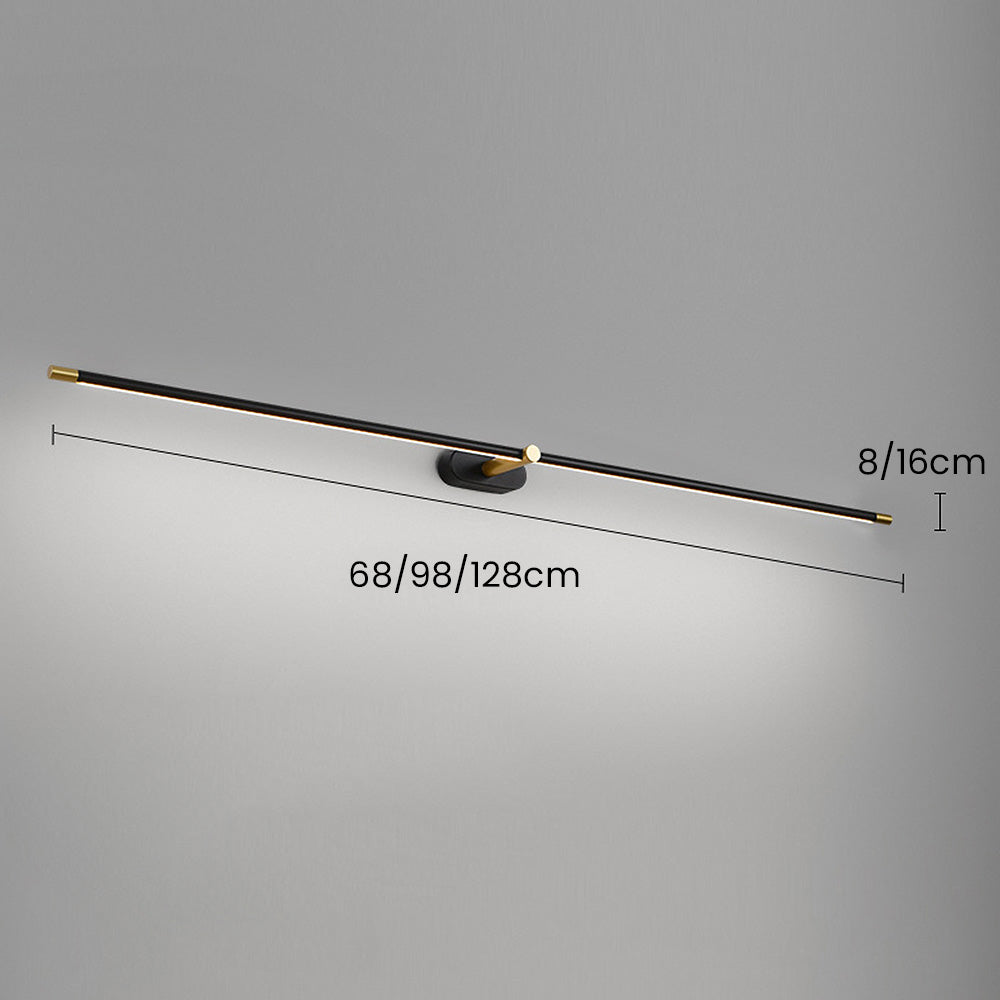 Sleek Brushed Bathroom Wall Lights