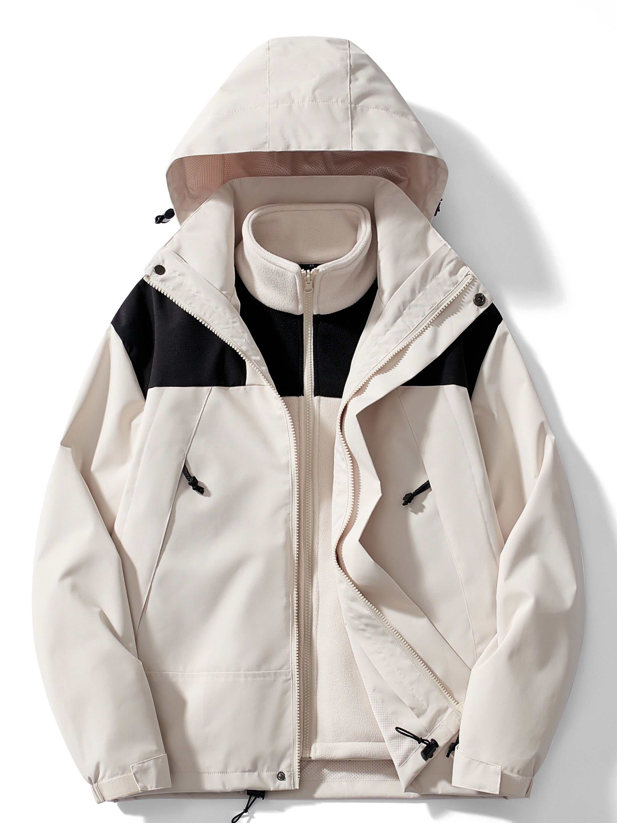 Women's Hooded Zippered Winter Jacket | Warm