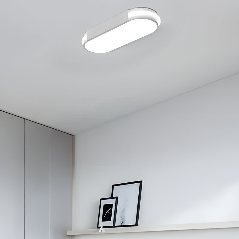 Industrial-Inspired Flush Mount LED Ceiling Lights