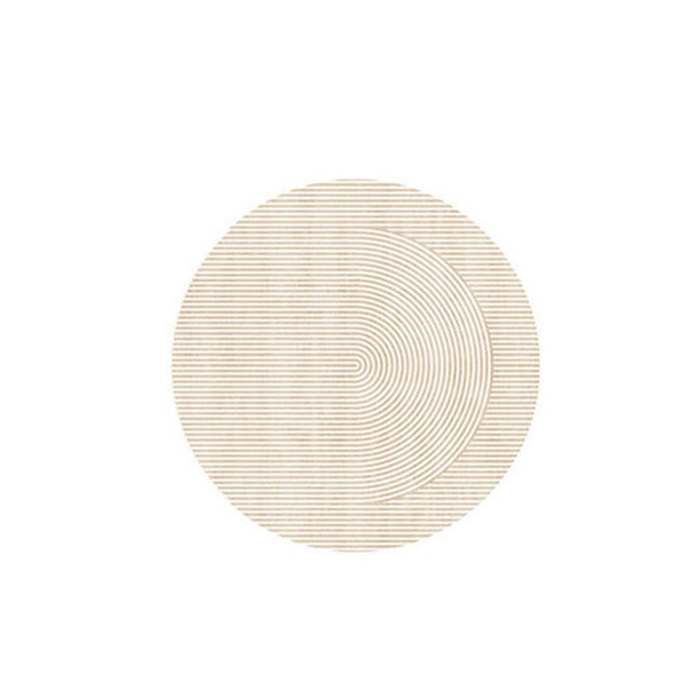 Modern Round Luxury Rug – Minimalist Design for Living Room and Bedroom, Non-Slip