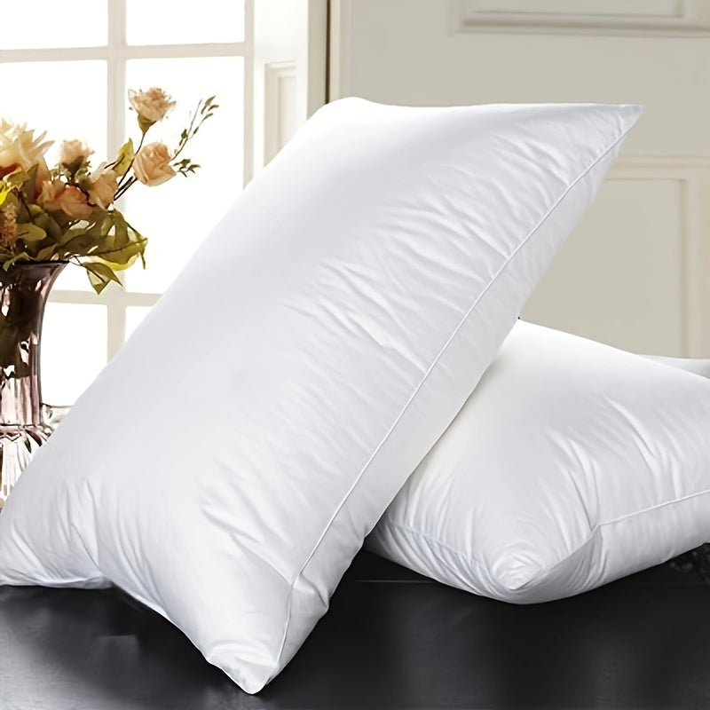 Ultra-Comfortable Down Pillow – Soft and Breathable Pillow for Optimal Neck Support, Perfect for Side Sleepers and Allergy-Friendly