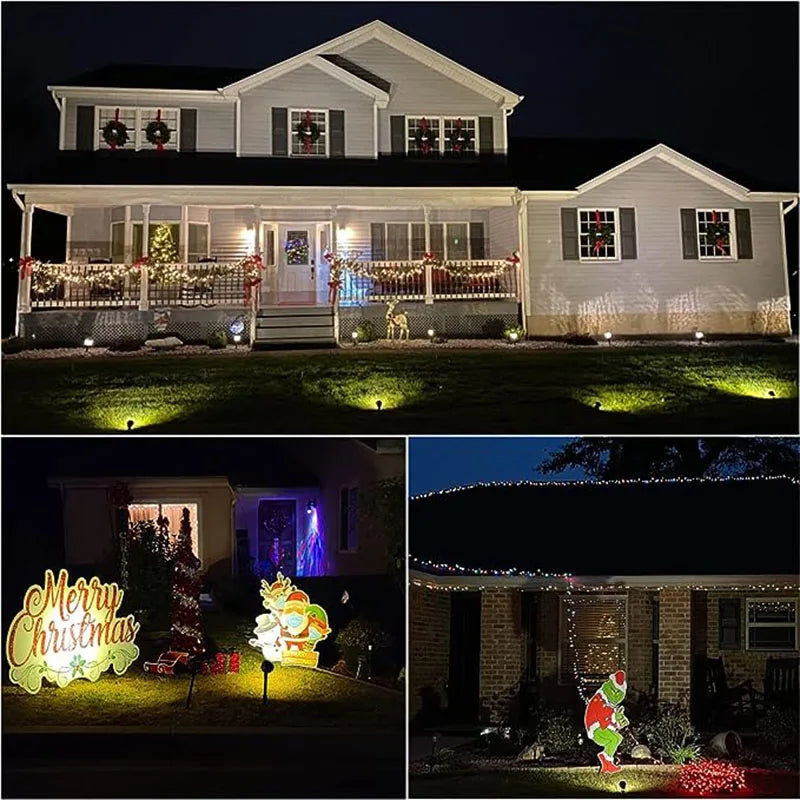 Weatherproof Christmas Garden Lighting with LED for Yard and Lawn - Energy Saving & Durable