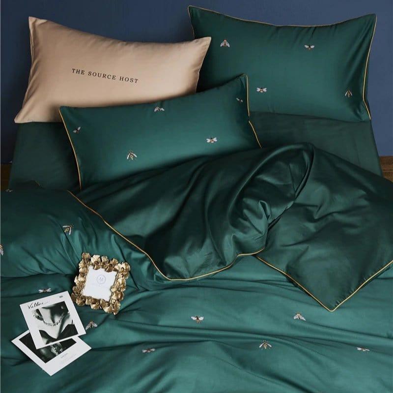 Luxurious Cotton Bedding with Bee Motif – High-Quality, Soft Duvet Covers for Comfort and Style in the Bedroom