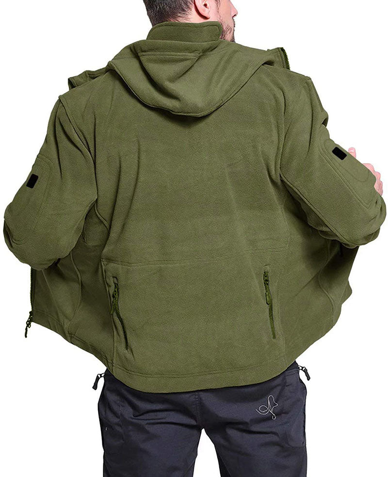 Men's Winter Multiple Pocket Jacket | Hooded