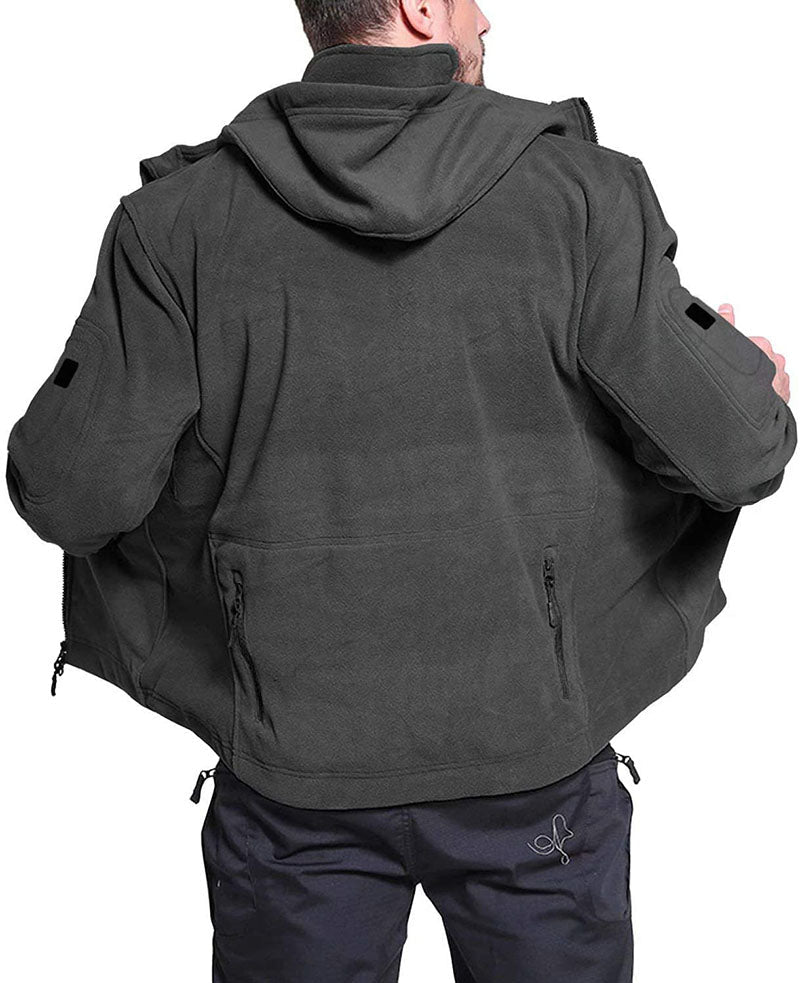 Men's Winter Multiple Pocket Jacket | Hooded