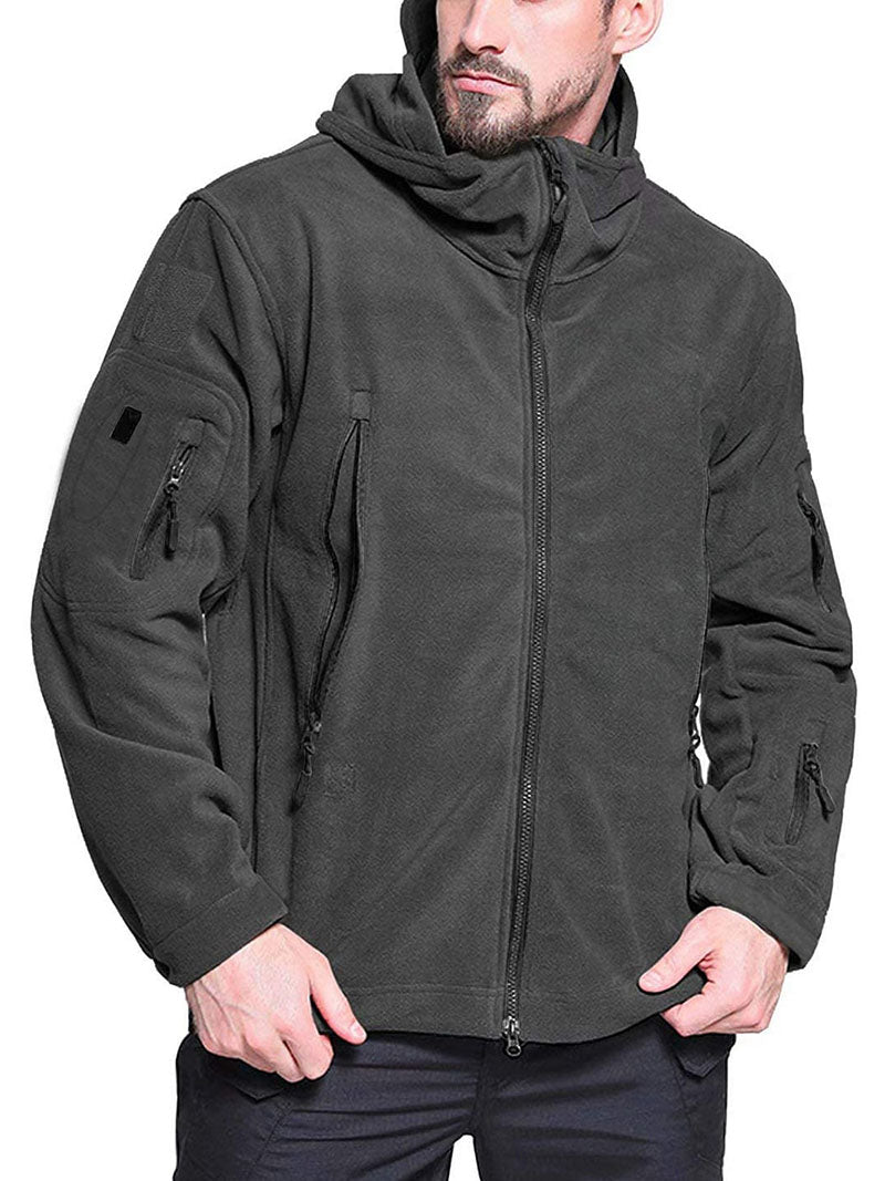 Men's Winter Multiple Pocket Jacket | Hooded